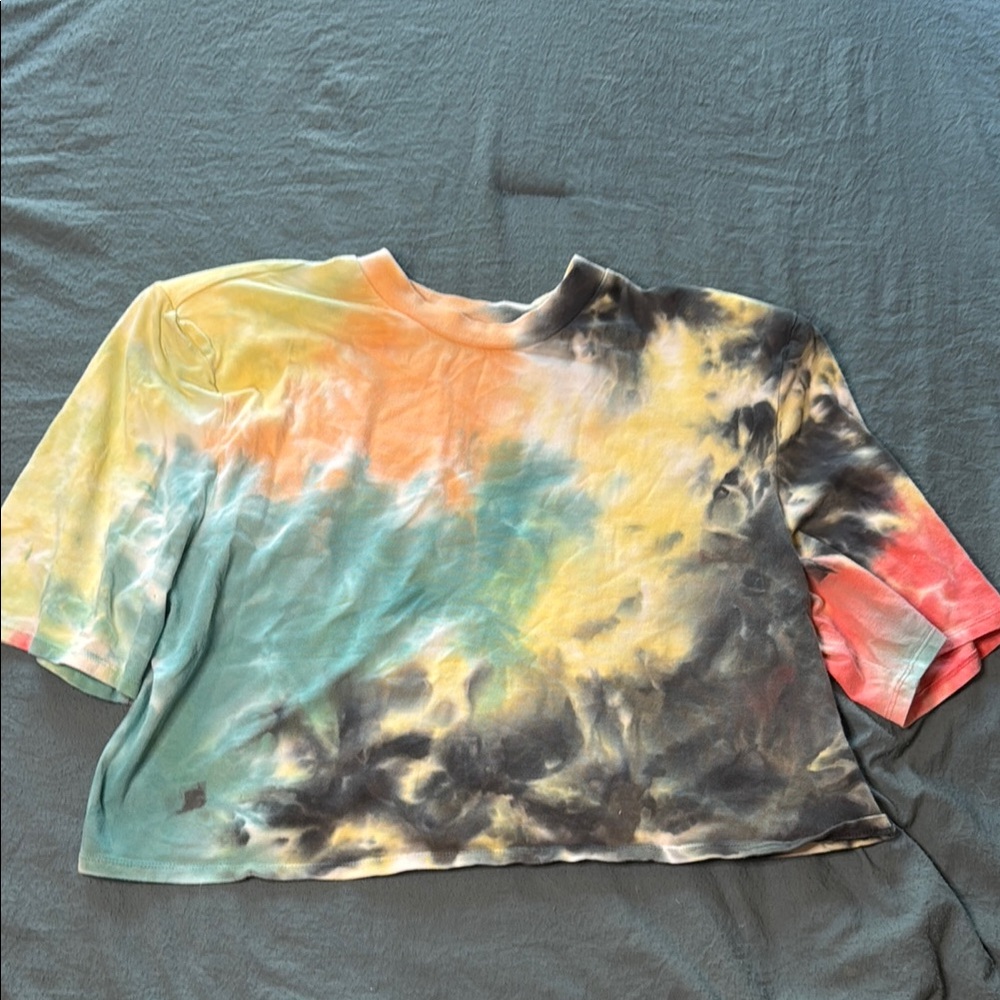 AFRM Crop Top in Tie Dye - Medium